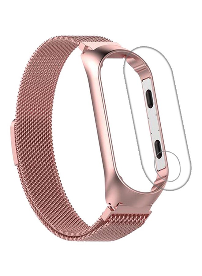 Replacement Band With Screen Protector For Xiaomi Mi 3 Pink