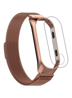 Voberry Replacement Band With Sceen Protector For Xiaomi Mi 3 Rose Gold  - Image 2