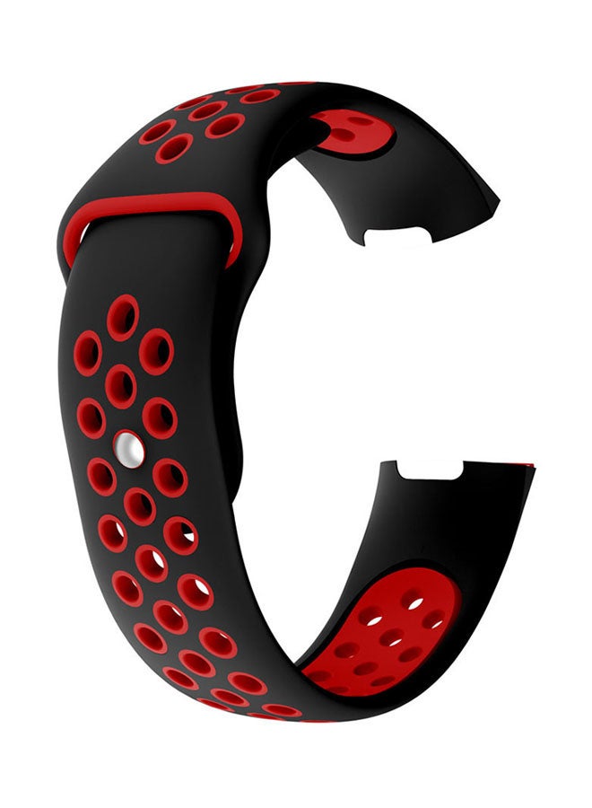 Voberry - Silicone Replacement Strap Band For Fitbit Charge 3 Red - Image 1