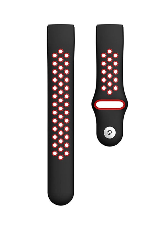 Voberry - Silicone Replacement Strap Band For Fitbit Charge 3 Red - Image 1