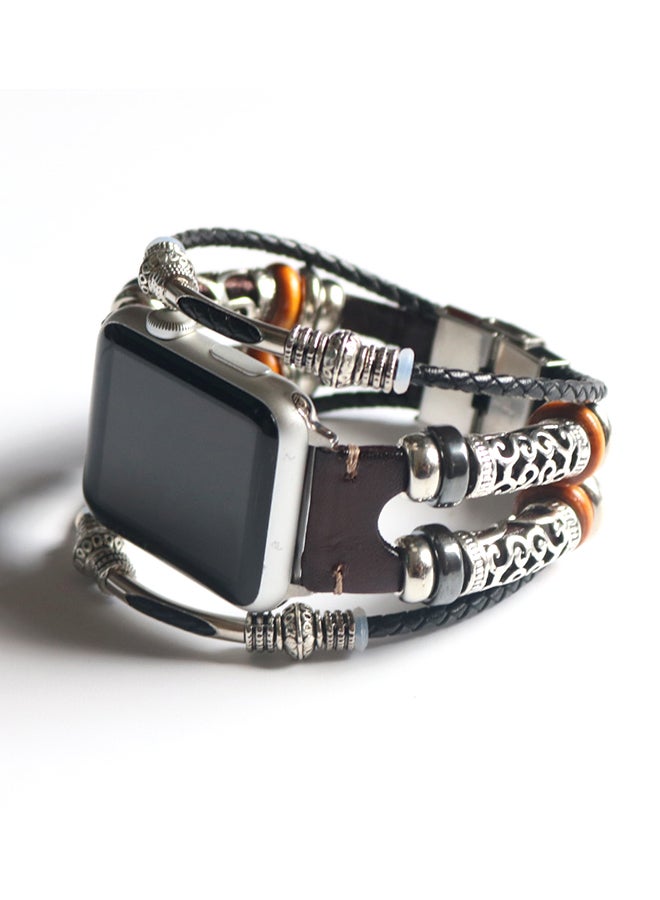 Voberry Replacement Band Strap For Apple Watch Series 4 44mm Coffee - Image 2