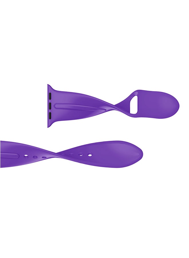 Voberry Replacement Band Strap For Apple Watch Series 4 40mm Purple - Image 2