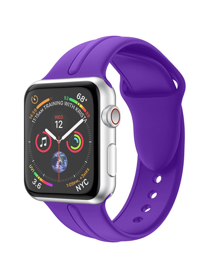 Voberry Replacement Band Strap For Apple Watch Series 4 40mm Purple - Image 4