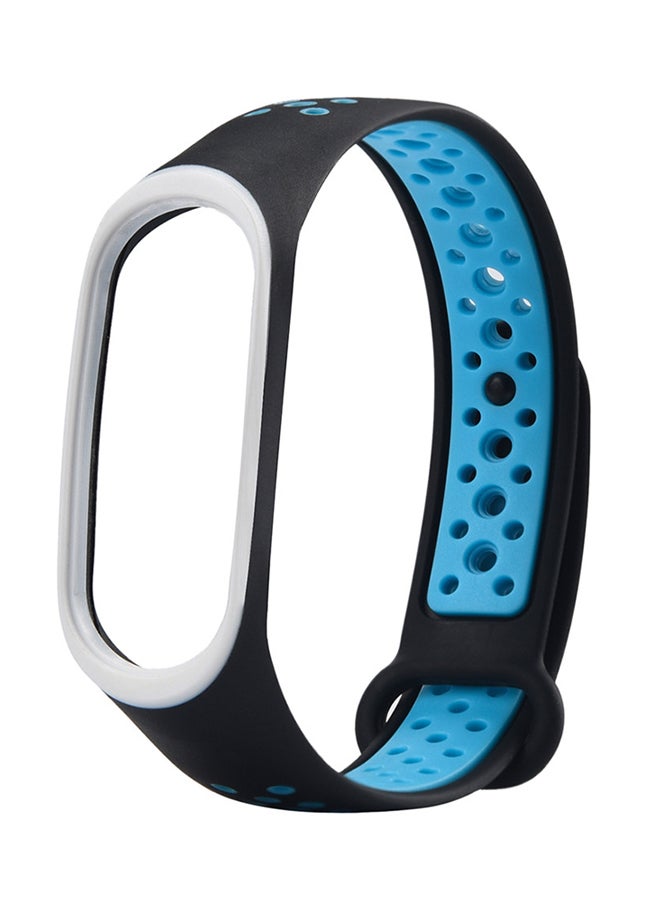 Voberry Replacement Band For Xiaomi Mi Band 3 Blue/Black - Image 1