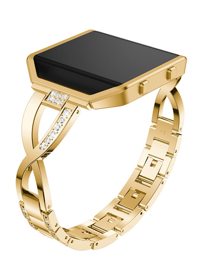 Voberry Replacement Strap Band For Fitbit Blaze Gold - Image 3