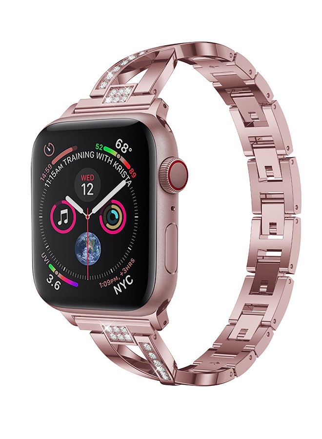 Voberry Replacement Strap Band For Apple Watch 4 40mm Rose Gold - Image 4