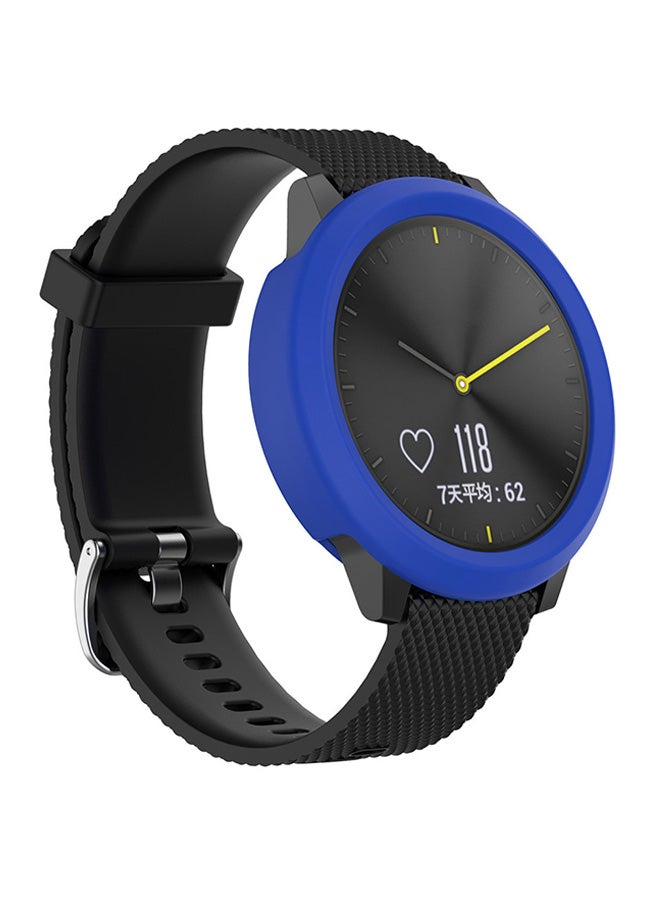 Voberry Protective Case Cover For Garmin Vivomove HR Blue - Image 3