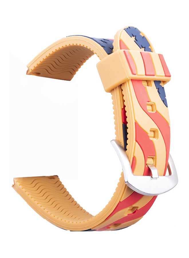 Voberry Replacement Band For Apple Watch Series 1/2/3 42mm Yellow - Image 1