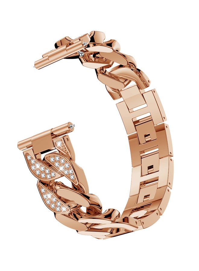 Voberry Replacment Band Strap For Fitbit Versa Rose Gold - Image 2