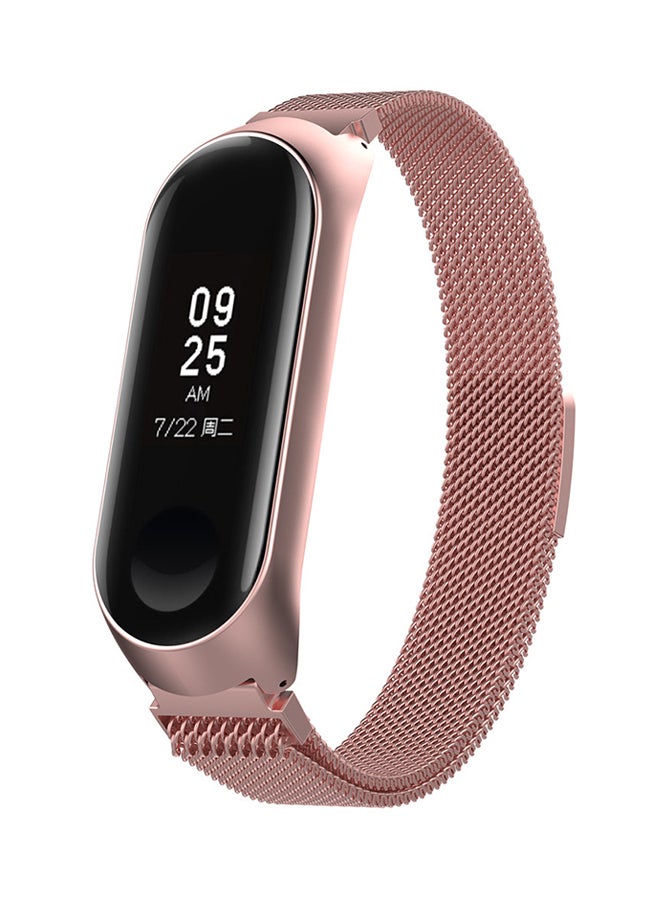 Voberry Replacement Band For Xiaomi Mi Band 3 Rose Gold - Image 3