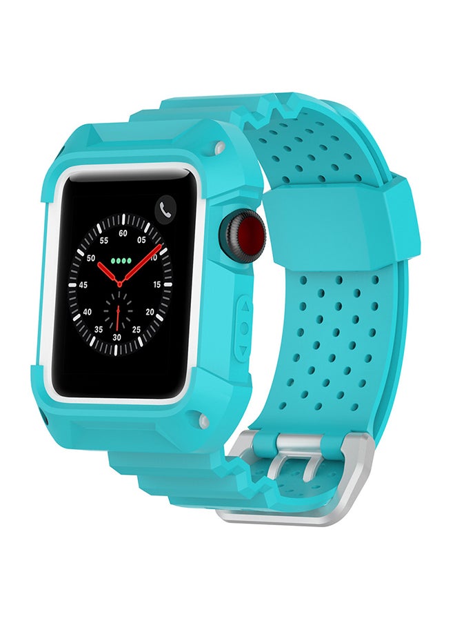 Voberry - Replacement Band Strap For Apple Watch Series 1/2/3 42mm Blue - Image 1