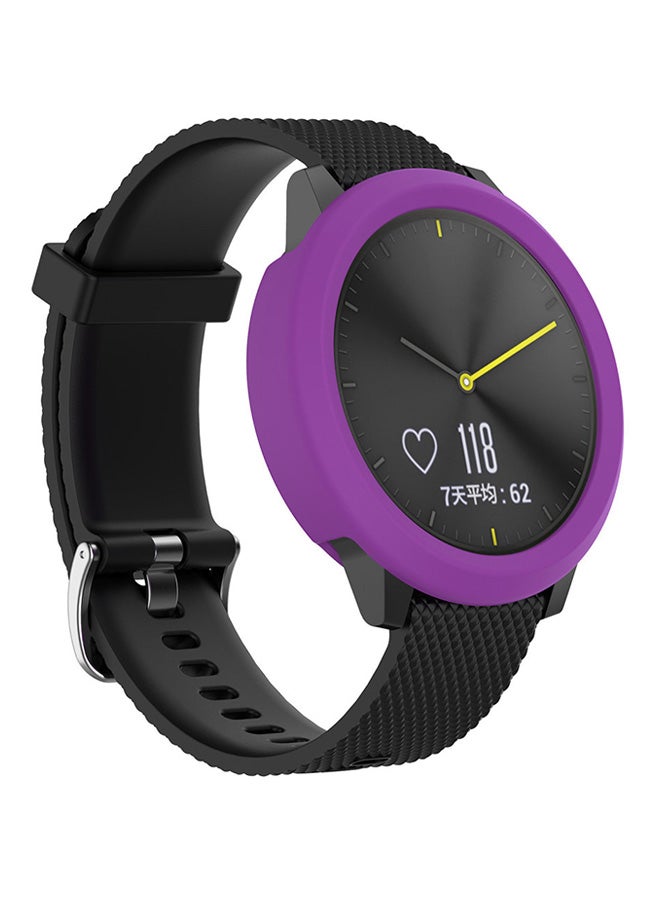 Voberry Protective Case Cover For Garmin Vivomove HR Purple - Image 3