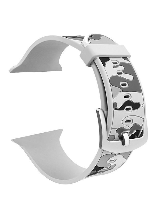 Voberry Replacement Sport Band For Apple Watch Series 4 44mm White/Grey/Black - Image 1