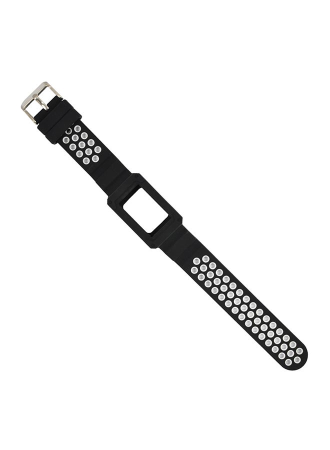 Voberry Replacement Band Strap With Protective Case Cover For Fitbit charge 3 White  - Image 3