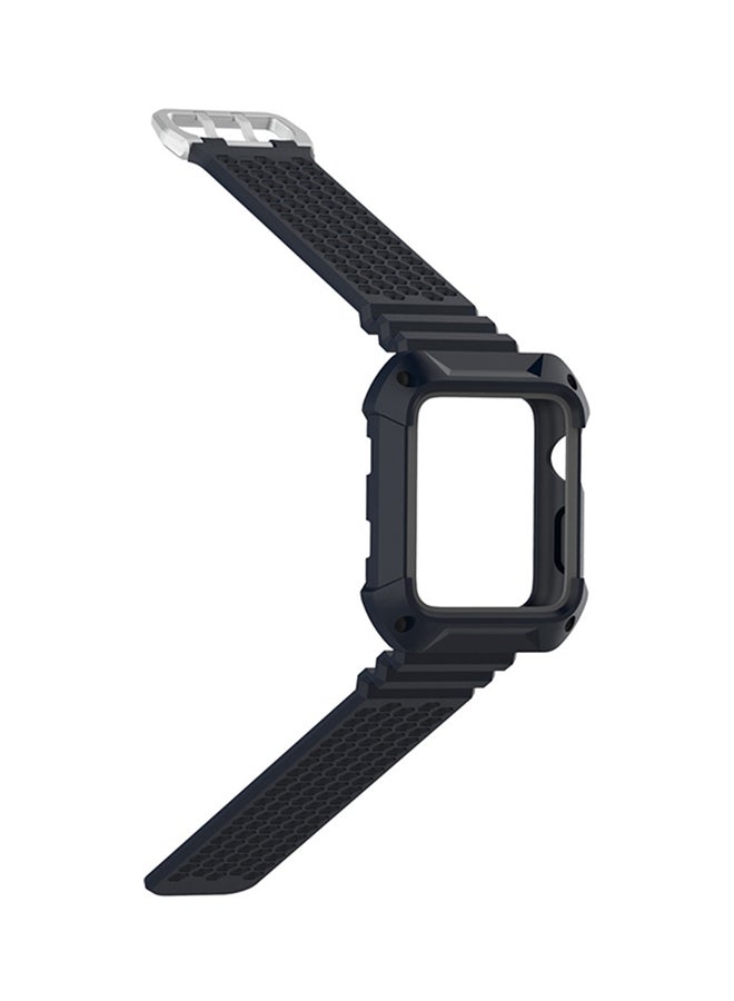 Voberry - Replacement Band Strap For Apple Watch Series 1/2/3 38mm Deep Blue - Image 1