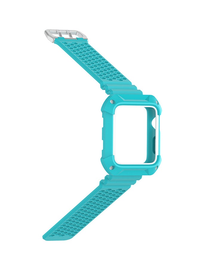 Voberry - Replacement Band Strap For Apple Watch Series 1/2/3 42mm Blue - Image 1