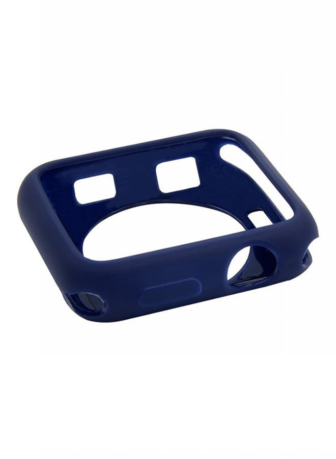 فوبيري غطاء حماية واقٍ لساعة أبل السلسلة 1/2/3 مقاس 38 مم أزرق - Image 2