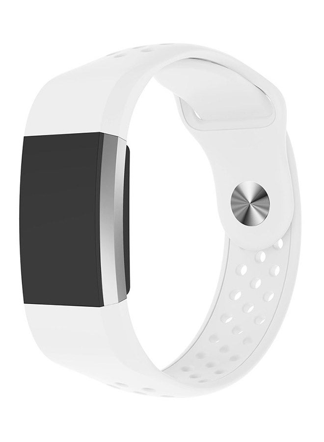 Voberry Replacement Band For Fitbit Charge 2 White - Image 3
