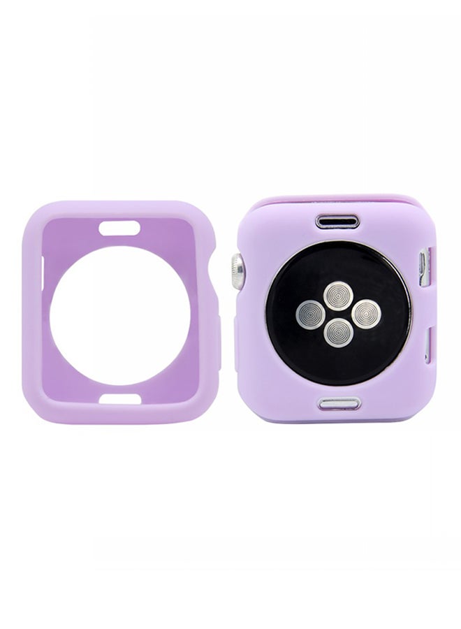 Voberry Protective Case Cover For Apple Watch Series 1/2/3 42mm Purple - Image 3
