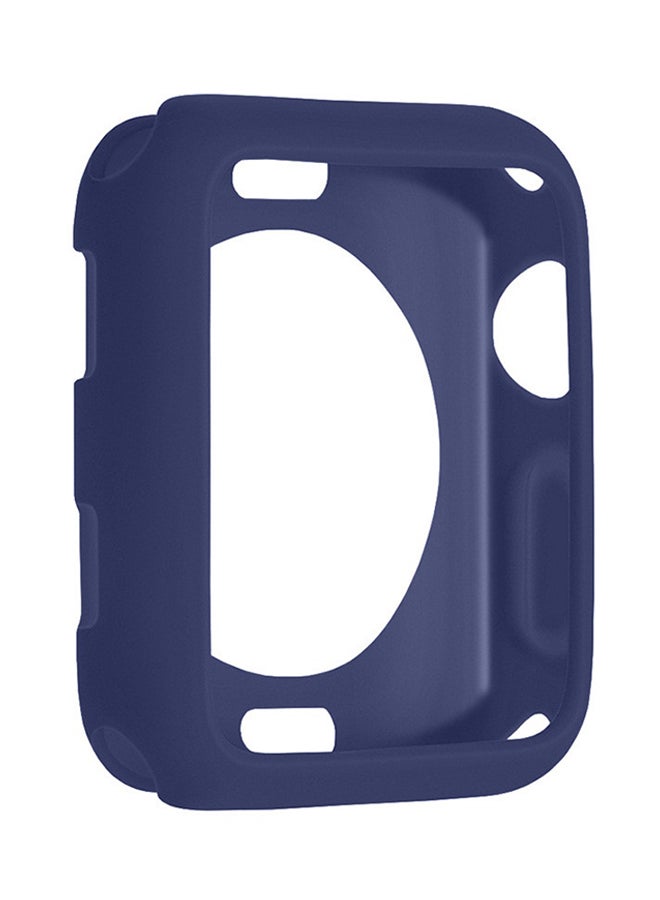 فوبيري غطاء حماية واقٍ لساعة أبل السلسلة 1/2/3 مقاس 38 مم أزرق - Image 1