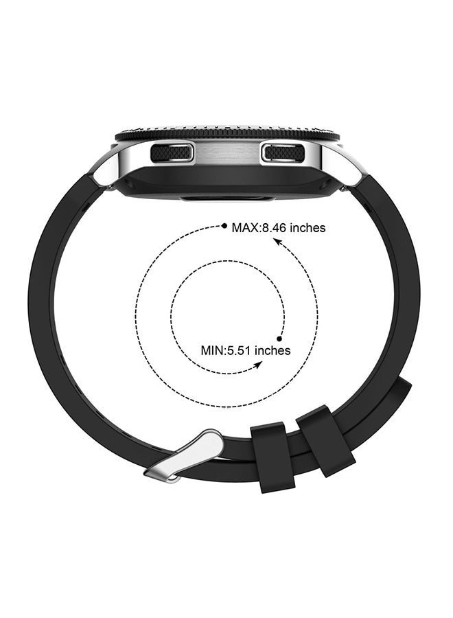 Voberry Replacement Band For Samsung Galaxy Watch 46mm Black - Image 3