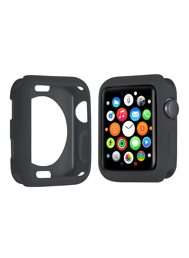 Voberry Protective Case Cover For Apple Watch Series 1/2/3 38mm Black - Image 3