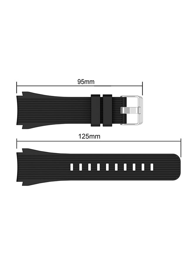 Voberry Replacement Band For Samsung Galaxy Watch 46mm Black - Image 1