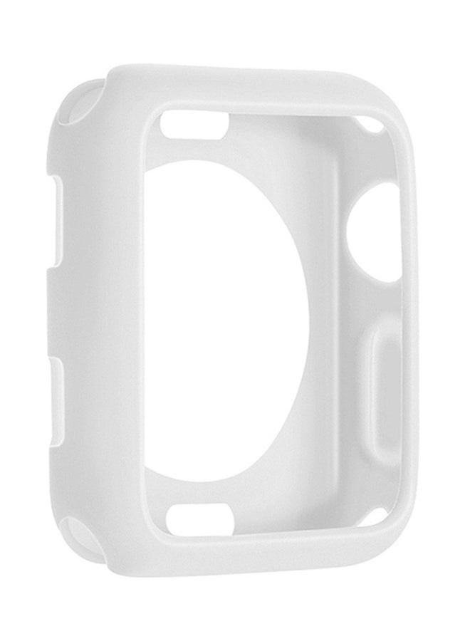 Voberry Protective Case Cover For Apple Watch Series 1/2/3 38mm White  - Image 1