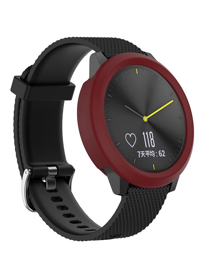 Voberry Protective Case Cover For Garmin Vivomove HR Wine - Image 3