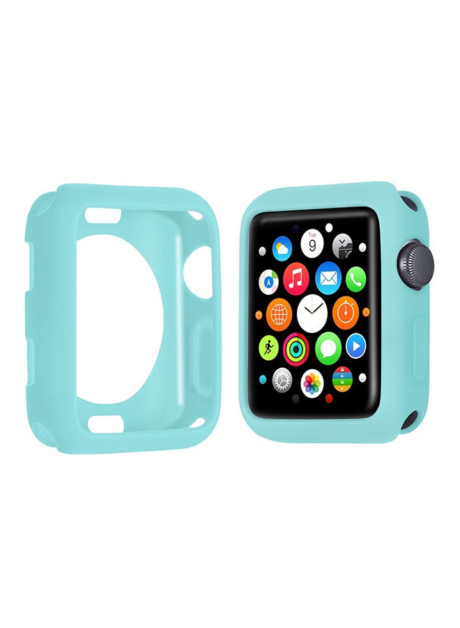 Voberry Protective Case Cover For Apple Watch Series 1/2/3 38mm Light Blue - Image 3