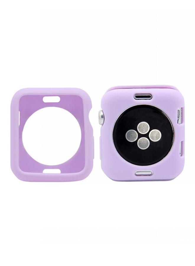 Voberry Protective Case Cover For Apple Watch Series 1/2/3 38mm Purple - Image 3