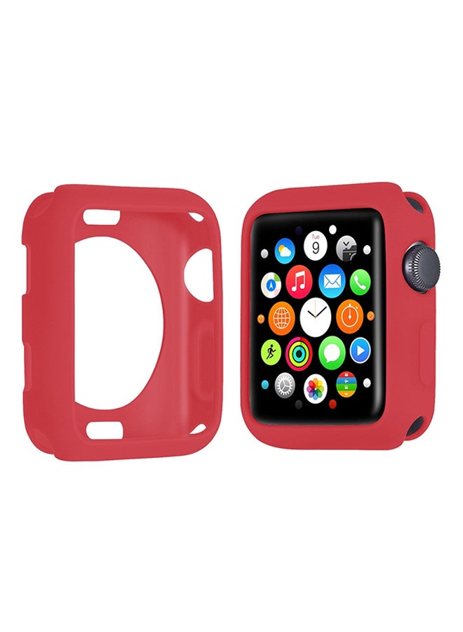 Voberry Protective Case Cover For Apple Watch Series 1/2/3 38mm Red - Image 3