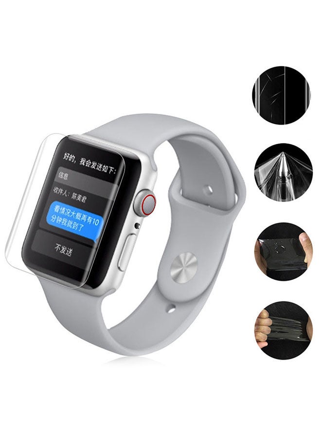 Voberry Tempered Glass Screen Protector Film For Apple Watch Series 4 44mm Grey  - Image 2