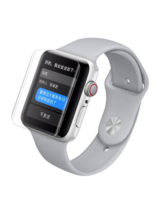 Voberry Tempered Glass Screen Protector Film For Apple Watch Series 4 44mm Grey  - Image 1