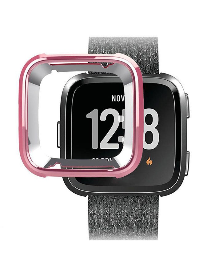 Voberry Ultra-Thin Protective Case Cover For Fitbit Versa Rose Gold  - Image 2