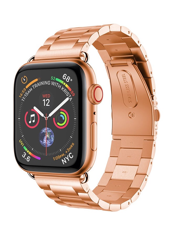 Voberry - Replacement Wristband For Apple Watch Series 4 40mm Rose Gold - Image 1