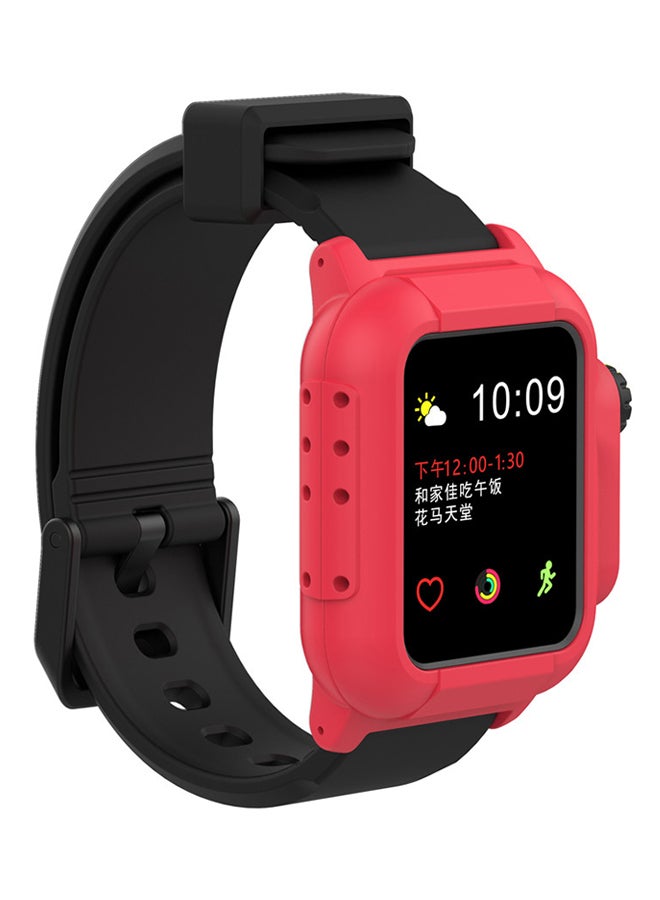 Voberry Replacement Band For Apple Watch Series 3/2/1 Black - Image 2