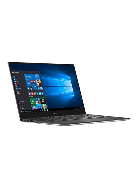 لابتوب XPS 13 بشاشة مقاس 13.3 بوصة، معالج كور i7/ذاكرة رام 16 جيجابايت/ محرك أقراص SSD بسعة 512 جيجابايت/ويندوز 10/بطاقة رسومات مدمجة فضي
