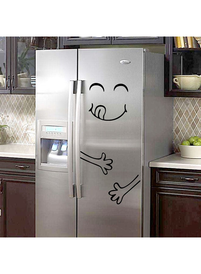 Cute Delicious Face Fridge Wall Vinyl Sticker Multicolour 20 x 20 x 20cm - Image 3
