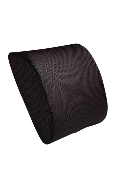 Lumbar Back Support Pillow Black 45x45cm