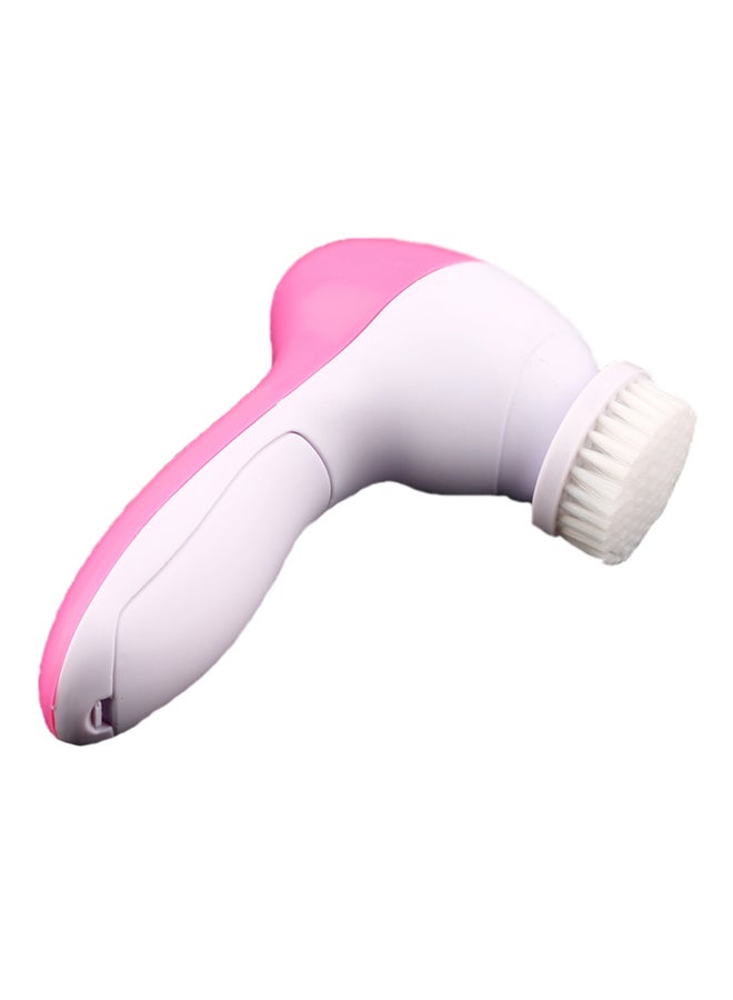 RcLigent Electric Facial Cleanser Massager Pink/White - Image 1