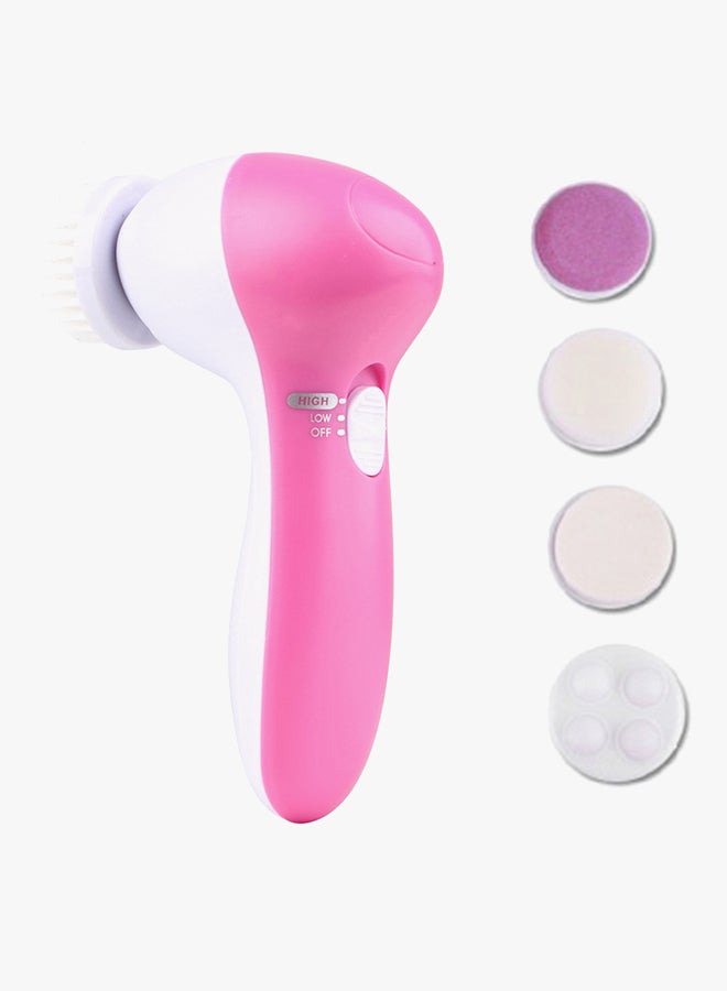 RcLigent Electric Facial Cleanser Massager Pink/White - Image 2