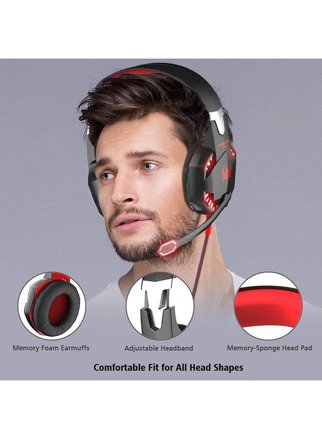 G2000 Over-Ear Wired Gaming Headphones With MicFor PS4/PS5/XOne/XSeries/NSwitch/PC  - Image 4