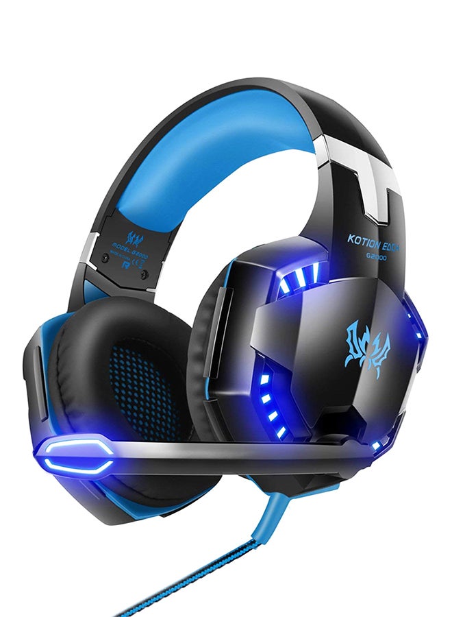G2000 V2 Over-Ear Wired Gaming Headphones With Mic For PS4/PS5/XOne/XSeries/NSwitch/PC - Image 1