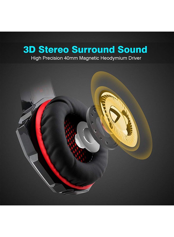 سماعات رأس سلكية للألعاب G9000 مزودة بميكروفون لأجهزة PS4/PS5/XOne/XSeries/NSwitch/PC - Image 3