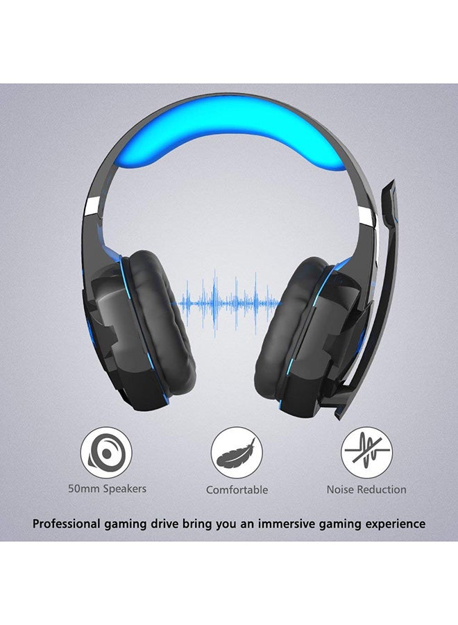 G2000 V2 Over-Ear Wired Gaming Headphones With Mic For PS4/PS5/XOne/XSeries/NSwitch/PC - Image 4