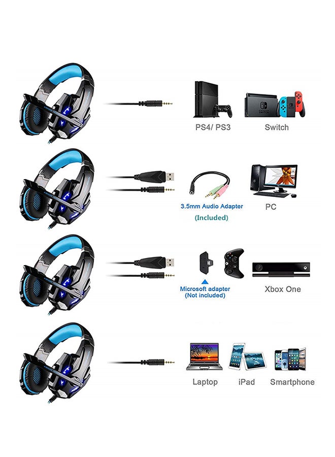 G9000 Over-Ear Gaming Wired Headphones With Mic For PS4/PS5/XOne/XSeries/NSwitch/PC  - Image 2