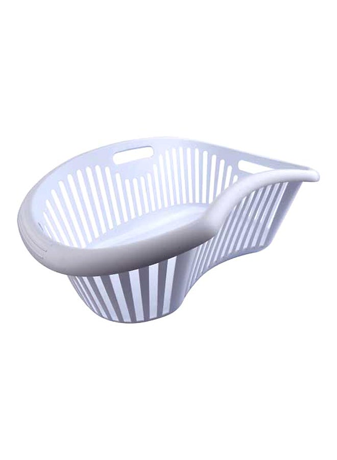 TATAY Laundry Cloth Basket White 30Liters - Image 1