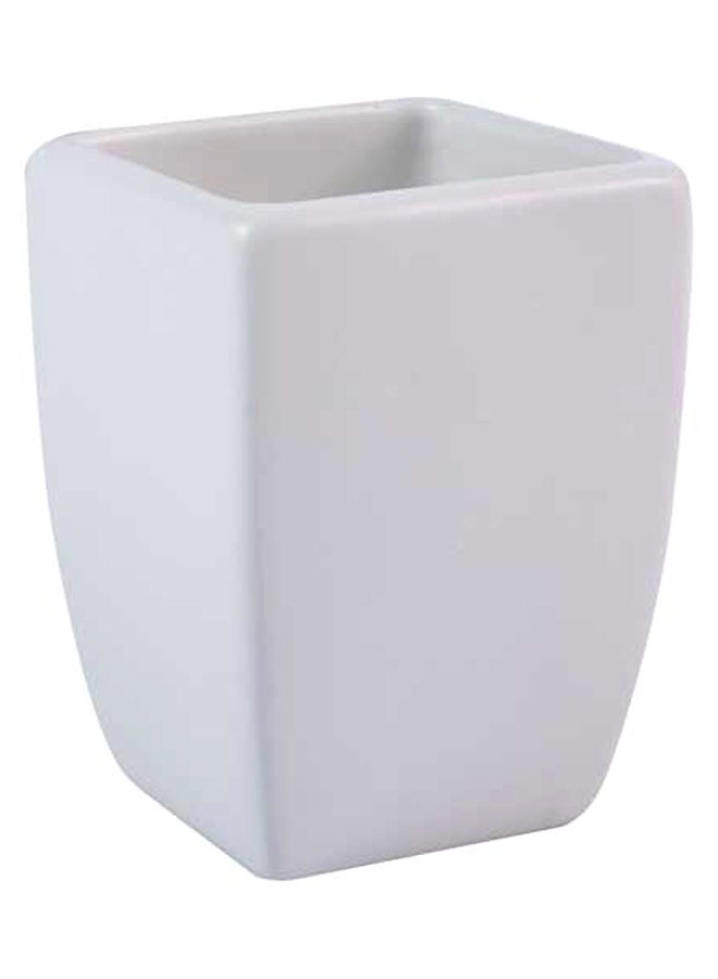 تاتاي كوب صغير الحجم من الزجاج التايلاندي أبيض 7.5x7.5x10Ø³Ù†ØªÙŠÙ…ØªØ± - Image 1