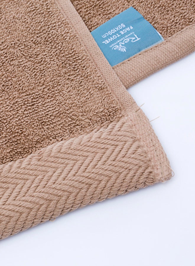 REVE Bath Sheet Brown Concepto 100x180cm